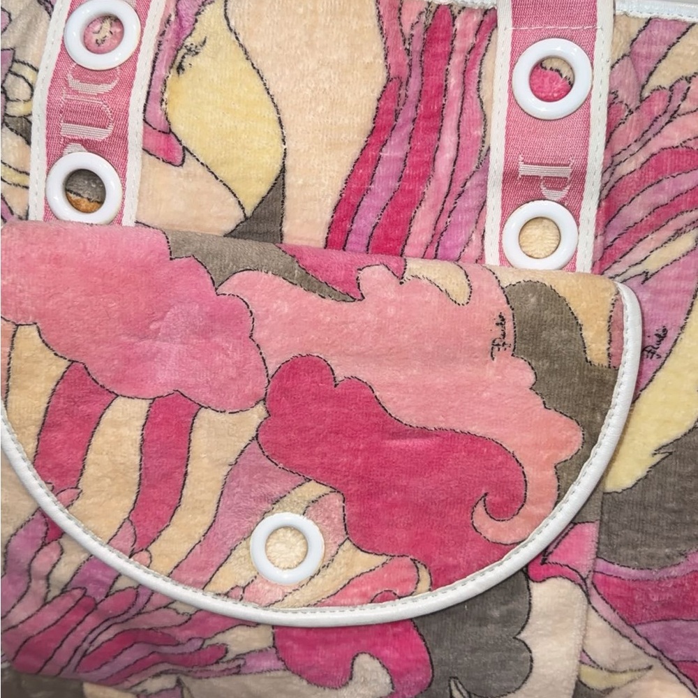 💖SOLD💖Emilio Pucci Pink Floral Tote - Picture 3 of 11